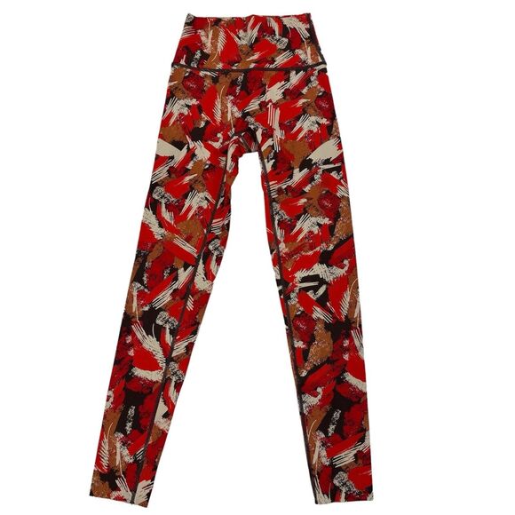Offline By Aerie Goals 7/8 Legging Multicolor Hi-Rise Sz XS Nylon Blend Stretch - Picture 1 of 9